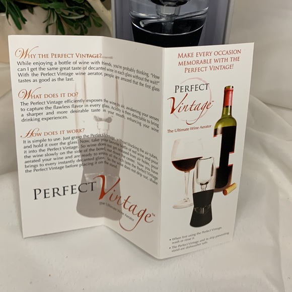NIB Perfect Vintage the Ultimate WINE AERATOR for red wine - Picture 9 of 9